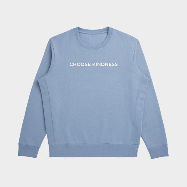 Crewneck sweatshirt with Choose Kindness print on the front