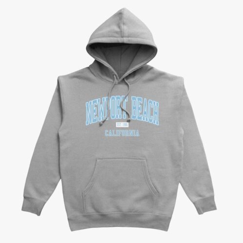 Newport Beach California print on hoodie